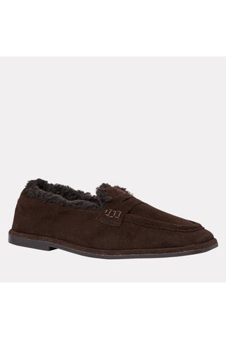 Andre Assous Phoebe Suede Loafer Dark Brown view 2