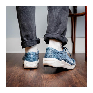 Marco Di Milano Varenna Men's Shoes Exotic Ostrich Skin Sneaker (MDM1213)