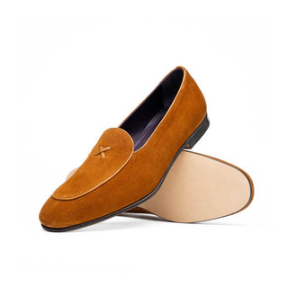 Zelli Italia 16-681 Men's Shoes Goat-Skin Suede Slip-On Loafer (ZEL1036)