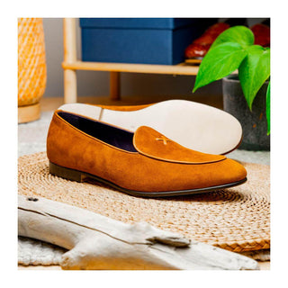 Zelli Italia 16-681 Men's Shoes Goat-Skin Suede Slip-On Loafer (ZEL1036)