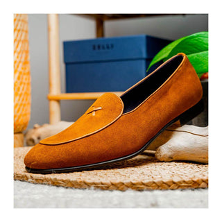 Zelli Italia 16-681 Men's Shoes Goat-Skin Suede Slip-On Loafer (ZEL1036)