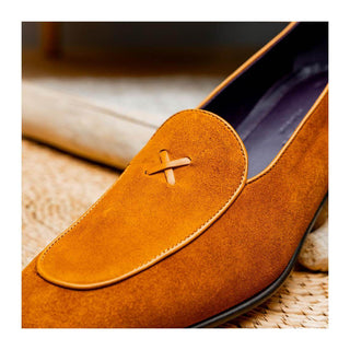 Zelli Italia 16-681 Men's Shoes Goat-Skin Suede Slip-On Loafer (ZEL1036)