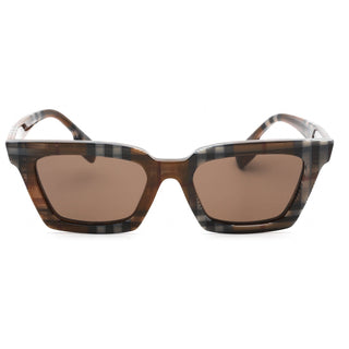 Burberry 0BE4392U Sunglasses Check Brown / Dark Brown-AmbrogioShoes