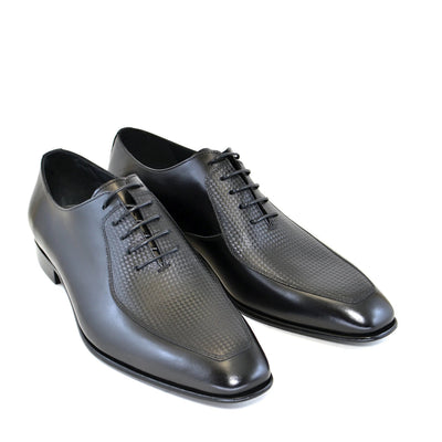 Corrente C0014023 5099 Men's Shoes Black Calf-Skin Leather Lace Up Oxfords (CRT1302)-AmbrogioShoes