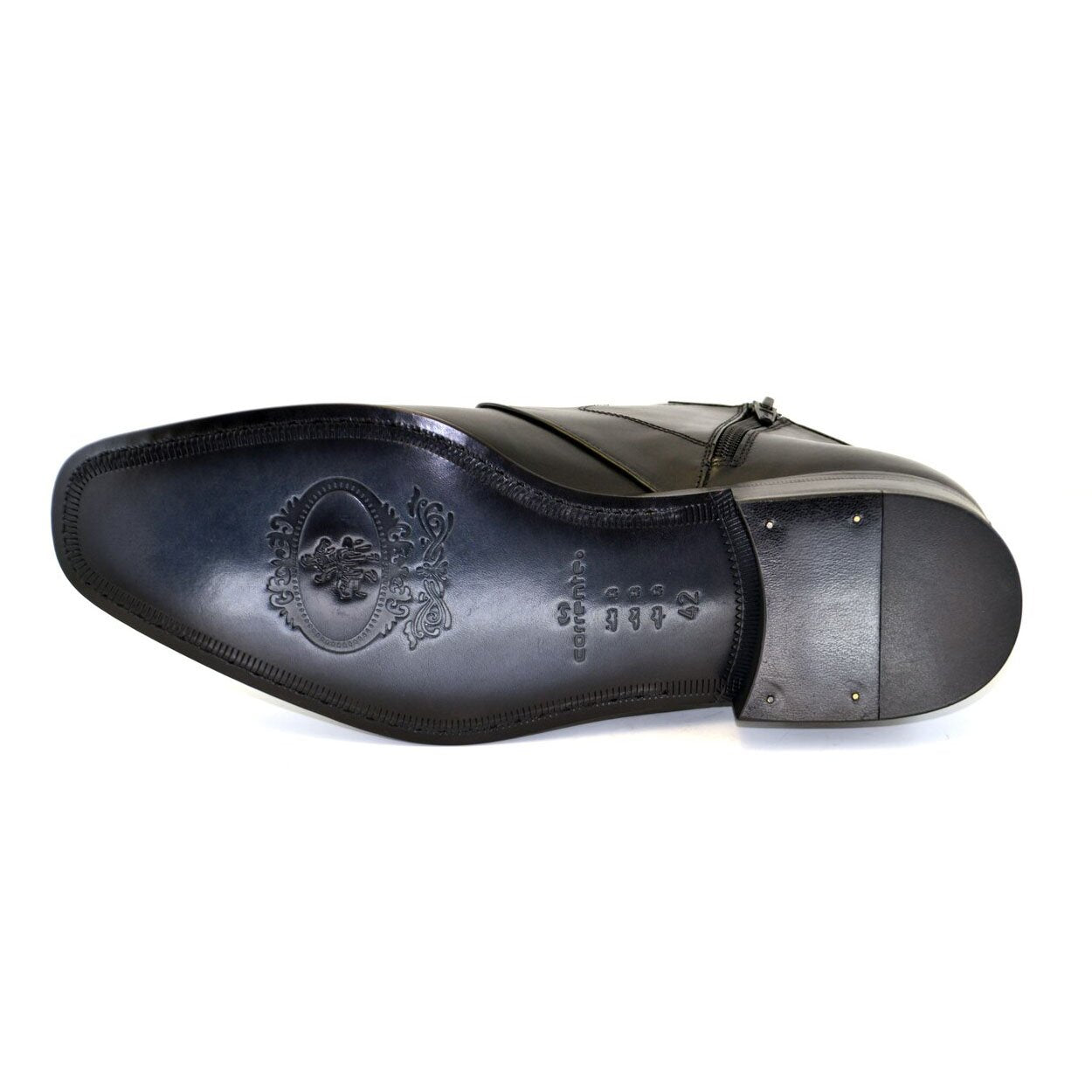 Corrente Men's Shoes Black Calf-Skin Leather Chukka Boots 5346 (CRT1092 ...