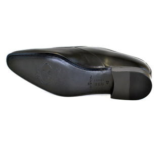 Corrente Men's Shoes Black Laser Design Calf-Skin Leather Oxfords 5099 (CRT1098)-AmbrogioShoes