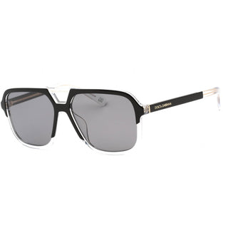Dolce & Gabbana 0DG4354F Sunglasses Top Black on Crystal / Polar Grey-AmbrogioShoes