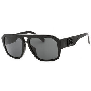 Dolce & Gabbana 0DG4403F Sunglasses Black / Dark Grey-AmbrogioShoes