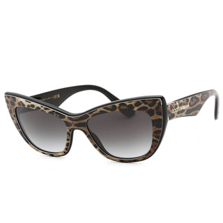 Dolce & Gabbana 0DG4417 Sunglasses Black Leopard / Grey Gradient-AmbrogioShoes
