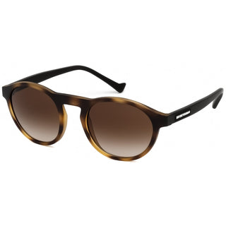 Emporio Armani EA4138 Sunglasses Matte Havana / Gradient Brown-AmbrogioShoes