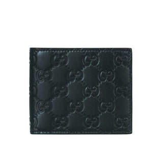 Gucci Men's Wallet Black Classic GG Embossed Calf-Skin Leather (GGMW2019)-AmbrogioShoes