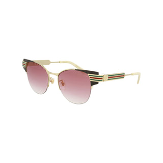 Gucci Round-Frame Metal Sunglasses GG0521S-AmbrogioShoes