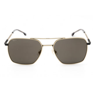 Hugo Boss BOSS 1414/S Sunglasses GOLD BLACK / GREY GOLD MIRRO-AmbrogioShoes