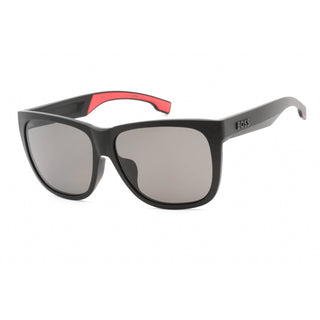 Hugo Boss BOSS 1453/F/S Sunglasses Matte Black / Grey Polarized-AmbrogioShoes
