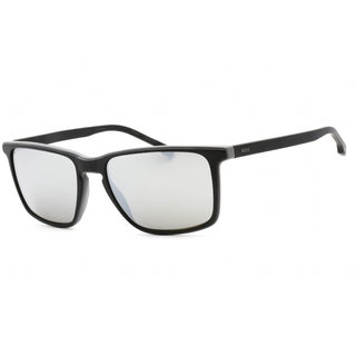 Hugo Boss BOSS 1556/O/S Sunglasses Matte Black Grey / Silver Mirror-AmbrogioShoes