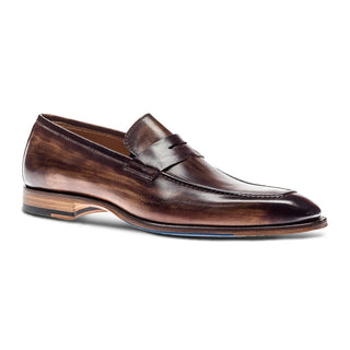 Jose Real Amberes H605-CG-SLA Men's Shoes Cuoio Brown Calf-Skin Leather Penny Loafers (RE2210)-AmbrogioShoes