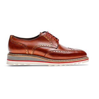 Jose Real Amsterdam A352 Men's Shoes Tan Nubuck Leather Derby Oxfords (RE2217)-AmbrogioShoes