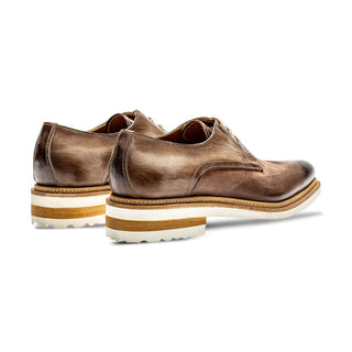 Jose Real Veloce R2353-G Men's Shoes Faggio Beige Nubuck Leather Derby Oxfords (RE2219)-AmbrogioShoes