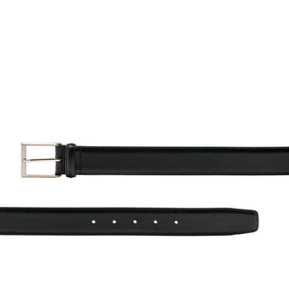 Magnanni 1177 Viento Men's Wind Black Patina Calf-Skin Leather Belt (MAGB1006)-AmbrogioShoes