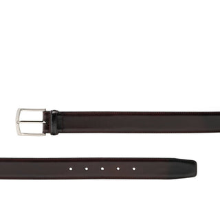 Magnanni 1252 Tanner Men's Tanning Burgundy Calf-Skin Leather Belt (MAGB1040)-AmbrogioShoes