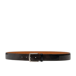 Magnanni 1252 Tanner Men's Tanning Gray Calf-Skin Leather Belt (MAGB1037)-AmbrogioShoes
