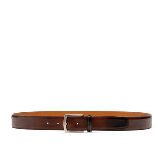 Magnanni 1252 Tanner Men's Tanning Tabaco Calf-Skin Leather Belt (MAGB1038)-AmbrogioShoes