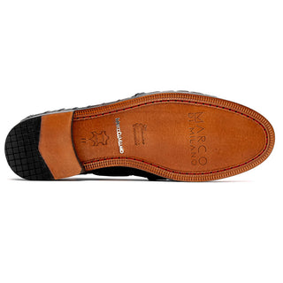 Marco Di Milano Tulum Men's Shoes Gray Exotic Crocodile Derby Oxfords (MDM1009)-AmbrogioShoes