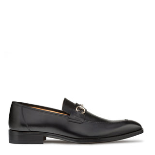 Mezlan E20482 Men's Shoes Black Calf-Skin Leather Ornament Horse bit Loafers (MZ3501)-AmbrogioShoes
