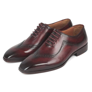 Paul Parkman 35BRD25 Men's Shoes Dark Bordeaux Calf-Skin Leather Oxfords (PM6276)-AmbrogioShoes