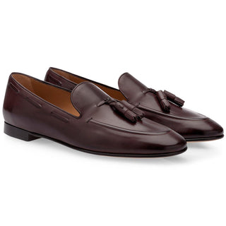 SUPERGLAMOUROUS Philippe Men's Shoes Cocoa Nappa Leather Tassels Loafers (SPGM1114)-AmbrogioShoes