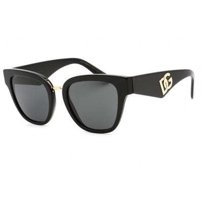 Dolce & Gabbana 0DG4437 Sunglasses Black / Dark Grey Women's