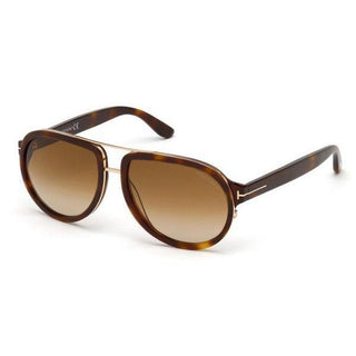Tom Ford FT0779 Sunglasses Blonde Havana / Gradient Brown-AmbrogioShoes