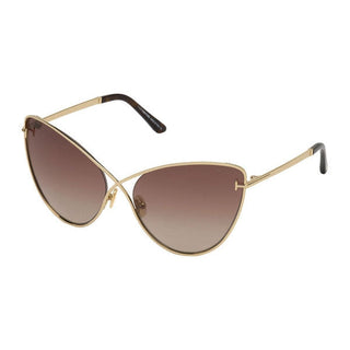 Tom Ford FT0786 Sunglasses Shiny Rose Gold / Gradient Brown-AmbrogioShoes