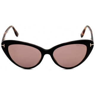 Tom Ford FT0869 Sunglasses Black/other / Gradient or Mirror Violet-AmbrogioShoes