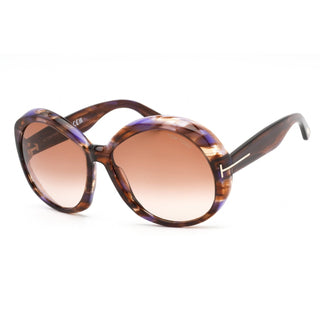 Tom Ford FT1010 Sunglasses Colored Havana / Gradient Brown-AmbrogioShoes
