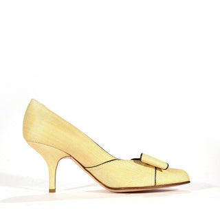Valentino Garavani Women's Shoes Beige Canvas Fabric High-Heel Sandals (VALW01)-AmbrogioShoes