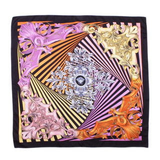 Versace Geometric Kaleidoscope Multi Colour Pattern Shawl(VER105)-AmbrogioShoes