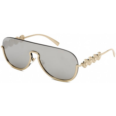 Versace VE2215 Sunglasses Pale Gold / Grey Mirror-AmbrogioShoes