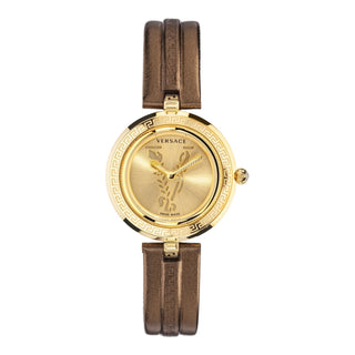 Versace Virtus Infinity Leather Watch-AmbrogioShoes